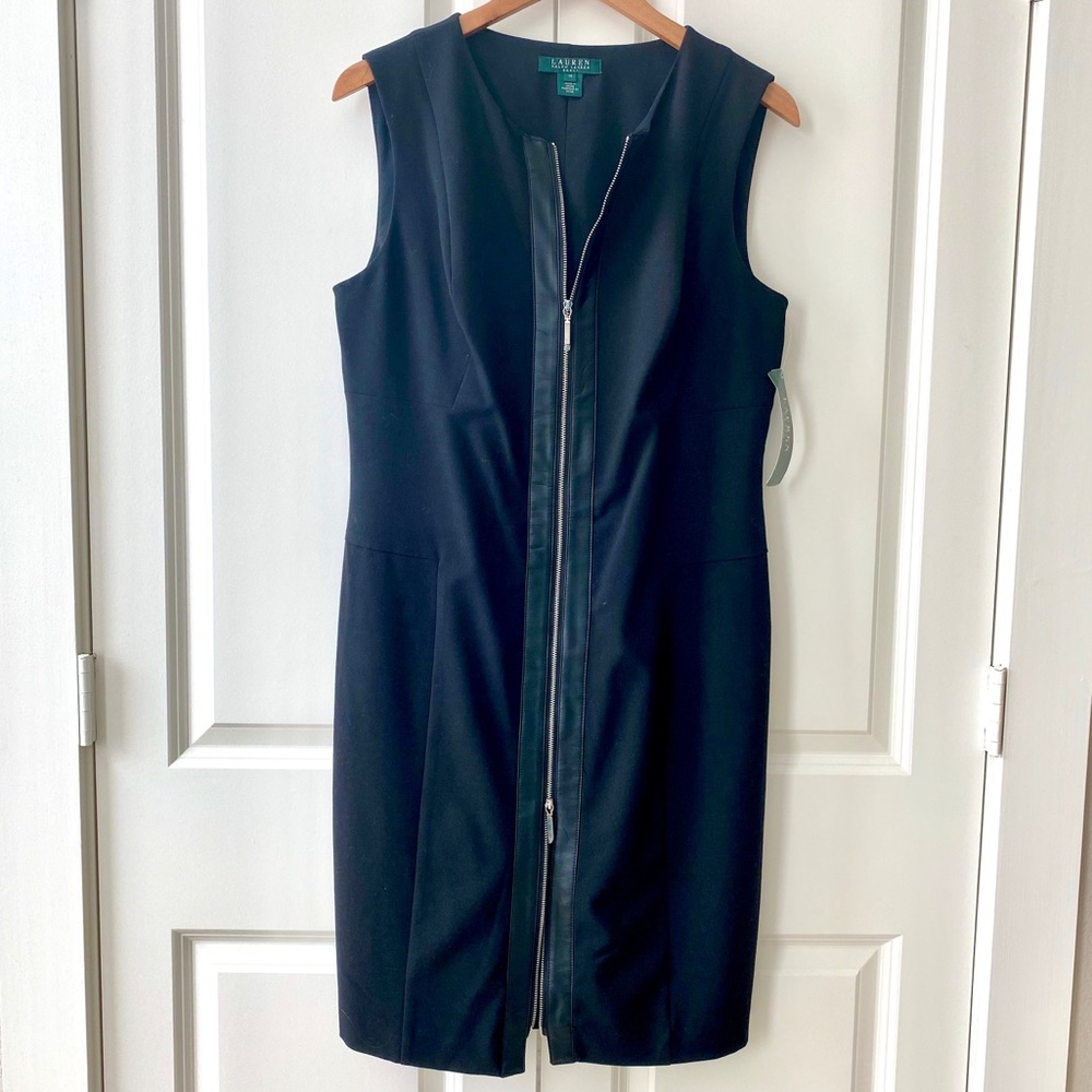 NWT STUNNING Ralph Lauren Zip Front Dress - Picture 2 of 3
